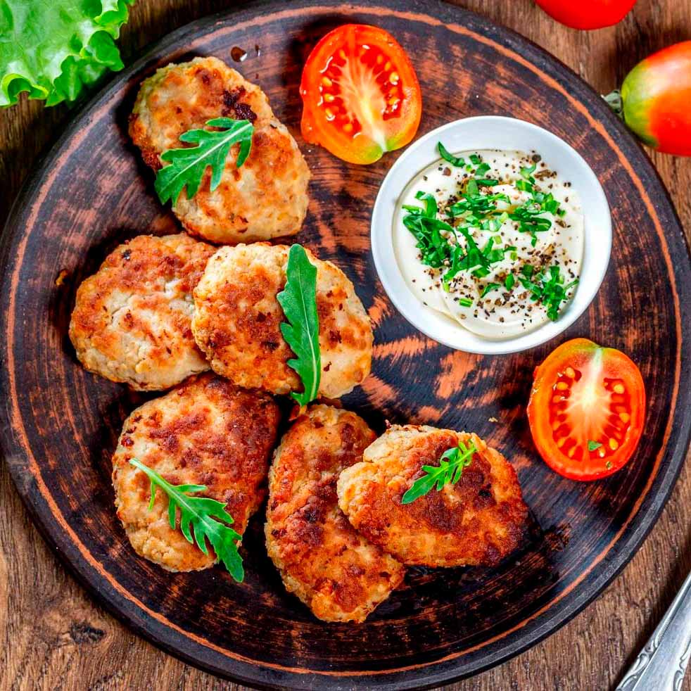 Котлеты мясные, рыбные