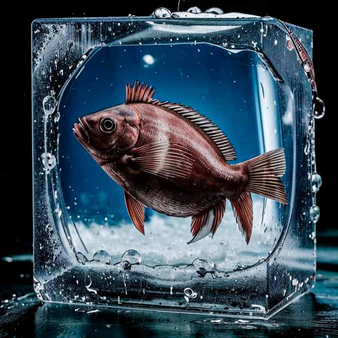 Замороженная рыба