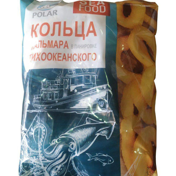 Кольца кальмара в панировке (1 кг)