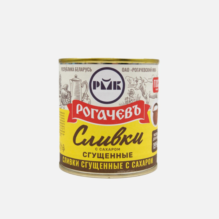 Сливки сгущённые «Рогачёвъ» (380 мл)