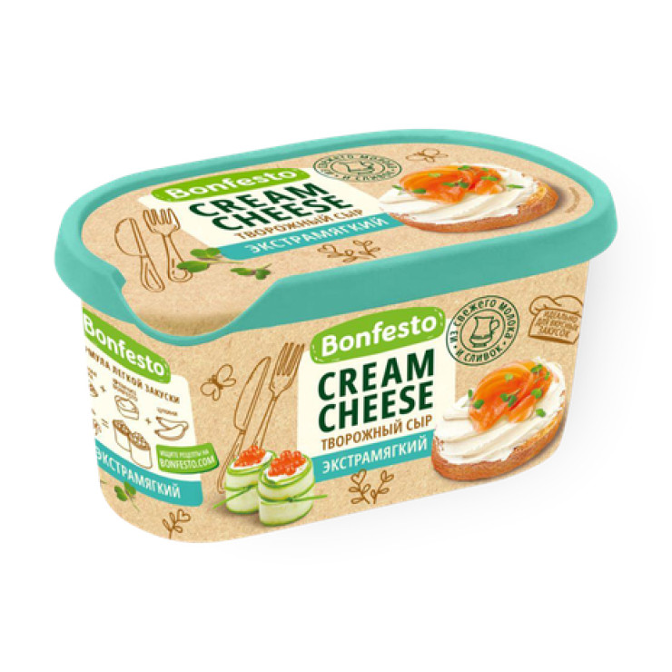 Творожный сыр экстра мягкий Bonfesto (400 гр)