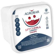 Фруктовое пюре «Агробар» Брусника (1 кг)