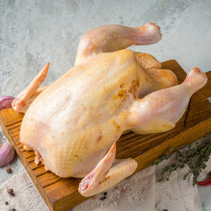 Курочка для жарки фермерская (зерновой откорм) (1 шт)