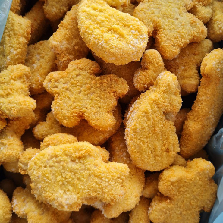 Лососёвые фигурки в панировке (1 кг)