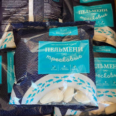 Пельмени тресковые (уп 500 гр)