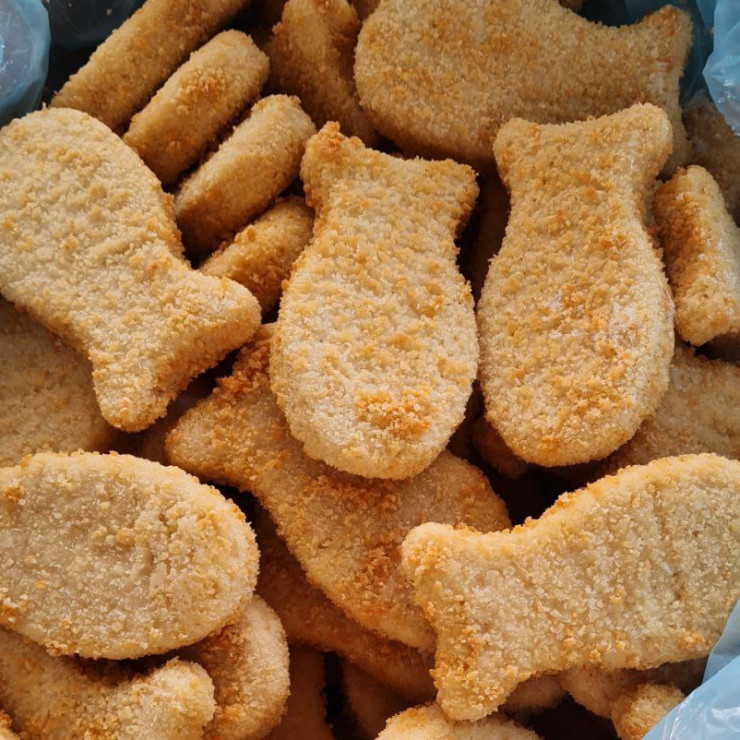 Рыбки тресковые с сыром (1 кг)