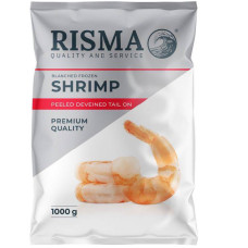 Креветки Risma 26/30 бланшированные очищенные с хвостом (уп 1 кг)