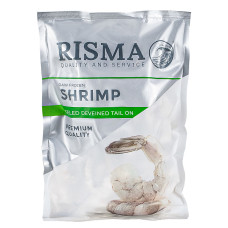 Креветки Risma 26/30 очищенные, с хвостиком (уп 1 кг)