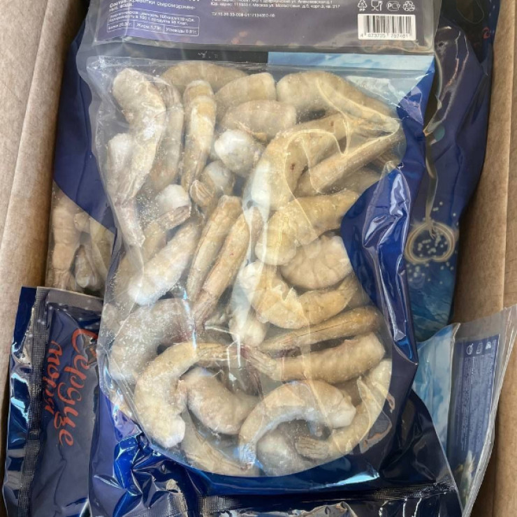 Креветки тигровые 21-25 (уп 1 кг)